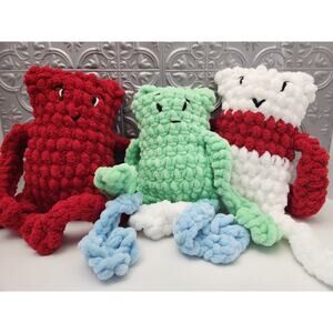 Handmade Crochet Extra Large Leggy Froggy
